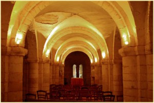 Hauptschiff der Crypta - XI. Jh.