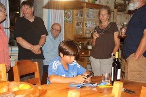 Irmi, Marc , Rob , Rayan , Jenny und ein bißchen Tom